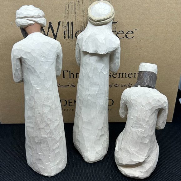 Like new Willow Tree "The Three Wisemen" nativity figurines - Picture 3 of 4